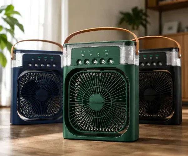 Portable Air Cooler Fan with Water Tank & USB Power