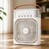 Portable Air Cooler Fan with Water Tank & USB Power