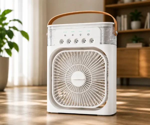 Portable Air Cooler Fan with Water Tank & USB Power